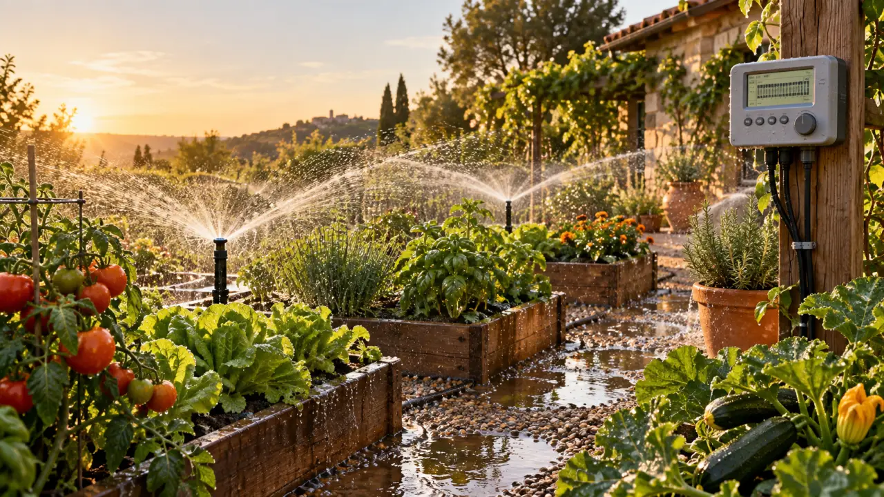 Arrosage automatique du potager : le réglage qui gaspille l’eau à coup sûr